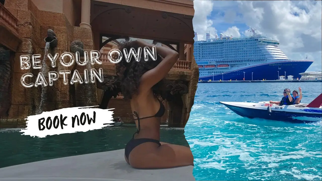 2-seater speedboat adventure Nassau Bahamas